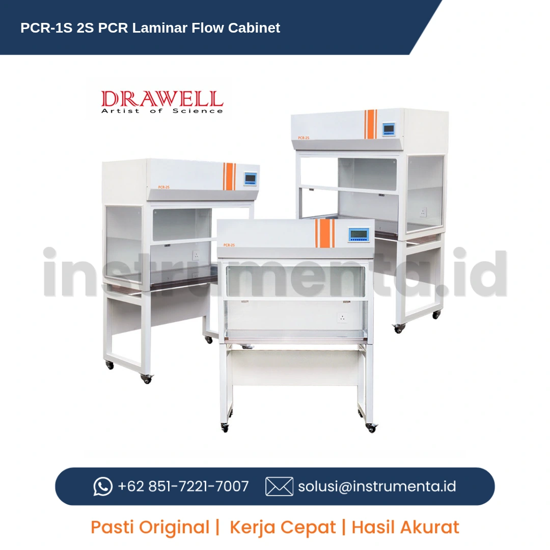 Jual PCR Laminar Flow Cabinet Drawell PCR-1S/2S Distributor Resmi Ready Stock